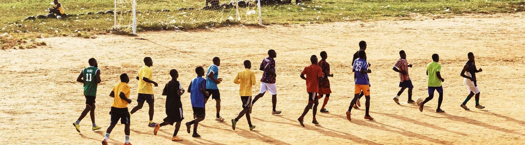 A player training, working toward a trial opportunity